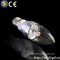 E27- 4W High Power LED Clear Candle Bulbs,Led Candle Bulb